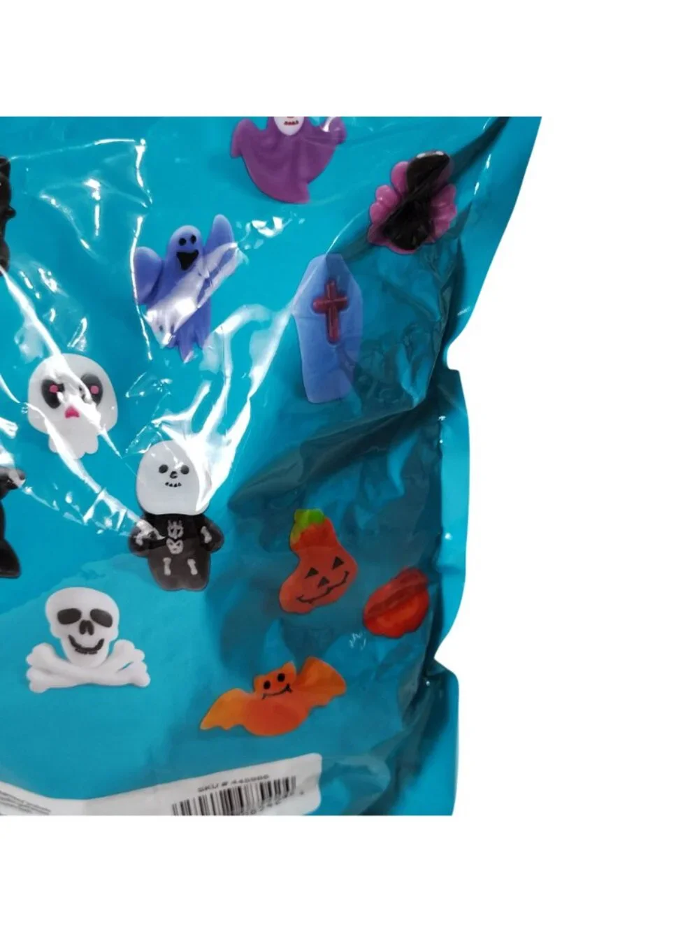 Spooky Village 18 Count Pre-Filled Teal Pumpkin Capsules Assorted Squishy Toys